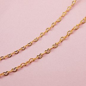 女生黃金項鍊-愛心黃金項鏈