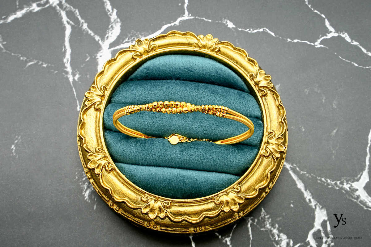 女生黃金手鐲-黃金手環