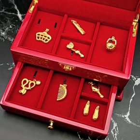 結婚金飾、添妝金飾-添妝黃金禮盒