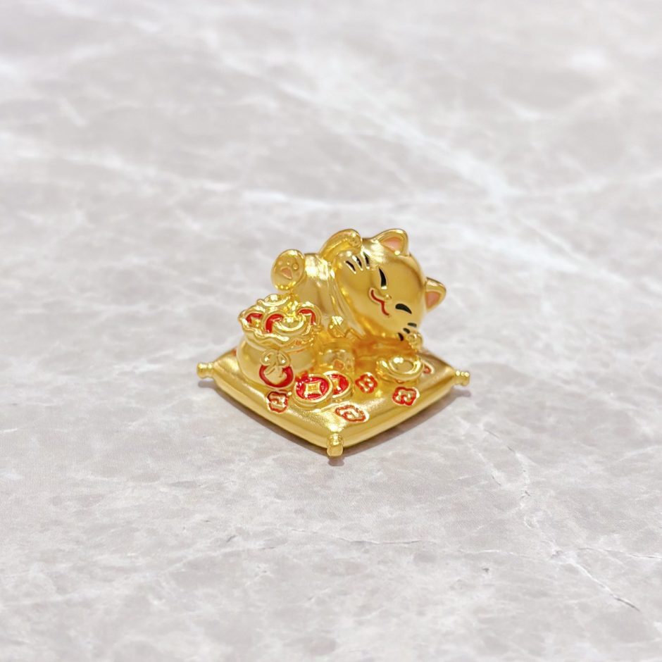 招財貓黃金擺件 招財貓黃金擺件