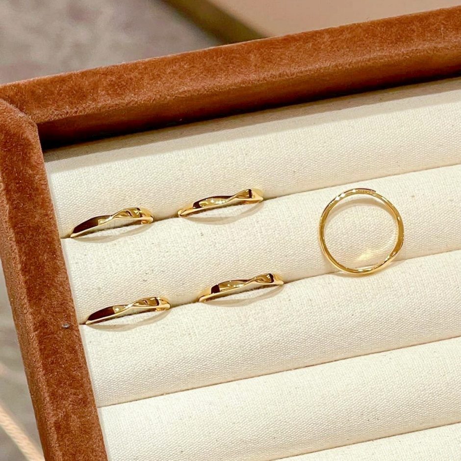 莫比烏斯黃金戒指