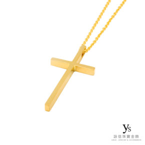 手工金飾-手工黃金十字架
